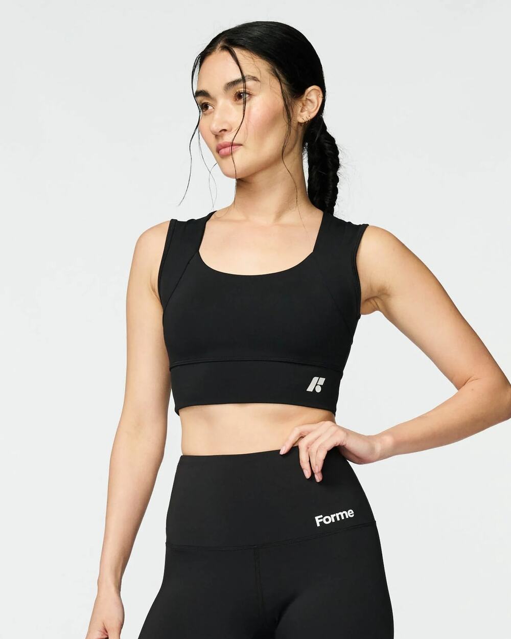 NWOT Forme Power Bra Posture Correcting Sports Bra Black Size XS